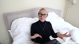 Blonde MILF Stepmom Sarah Vandella Catches Step Son Watching Porn - Big Ass & Doggystyle Fuck
