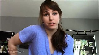 Sensual brunette with fabulous tits and ass rides a POV cock