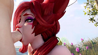 Hantai fucked alone in jungle