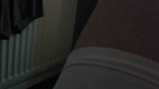 Step mom hand slip on step son white panties touching his dick without shame