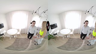 Freya Mayer VR Porn: Your Cuckold Can Watch - VirtualTaboo