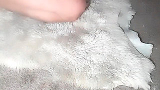 Masturbating My Hairy Pussy with My Fingers and Feet