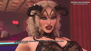 Stepson Has 3some with His Big Boobs Stepmom and a Big Ass Anal Slut Blonde Stripper MILF - Life in Santa County(lisc) - Part 5