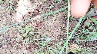 Young Husband Fucks His Wife Outside (full Hindi Audio)