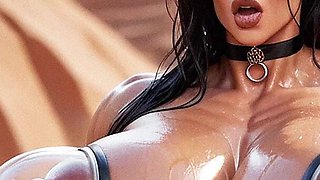 Hot Sex Mia and Alex in Desert. Gangbang in Desert, Handjob, Blowjob and Sperm in Mouth, Anal Hard Sex in Desert