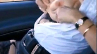 French Amateur Shows Off in Car