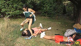 Watch Valentina Sierra, Lola Danger, and Joe Di Marco enjoy a public fuck with their huge Italian cocks