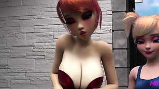 The Anal Domination of a Dickgirl in a Cyberpunk Underworld
