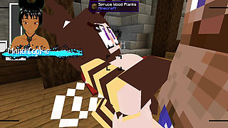 The Jenny mod Fapcraft Minecraft - Exploring animations for Bee girl and having fun in fucking her