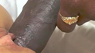 MILF Takes Big Cock in Front of Her Husband & He Cleans up His Cum!!