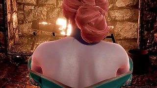 Sex with redhead Triss Merigold - 3D Porn