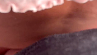 She Moans Climaxes and Pisses All Over My Cock.