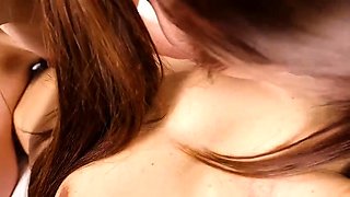 Hot blowjob leads to hard pussy fucking for Japanese cutie