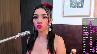 Stacked brunette goes solo toys and masturbation