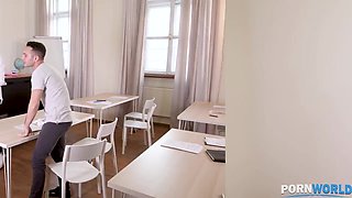 Sex Ed fuck orgy at school with Missy Luv & Alyssia Kent & Rebecca Volpetti GP902