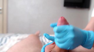 Russian hot doctor Blonde was fucked in POV