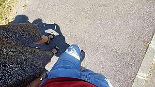 I Caught a Sexy MILF in the Park for a Sex Party