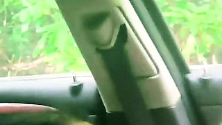 Stranger Steps on a Used Rubber Catches Them Masterbating Each Other in the Car
