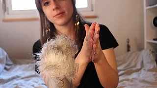Feet massage asmr fluffy microphone whisper: Amateur, Solo  Fetish Porn