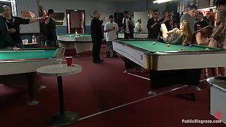 Bella Rossi and the pool hall
