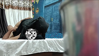 Muslim mom with neighbour