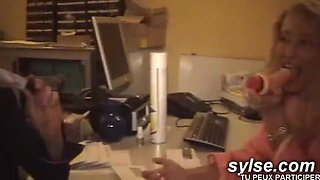 French MILF Angelica Castro Outdoor Threesome Anal with Real Orgasm