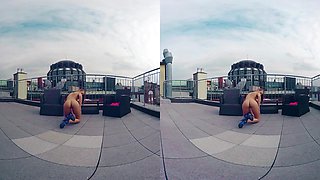 Petite Sara Toys on the Rooftop