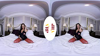 2risque - Brunette Pornstar Solo Masturbation - Sexlikereal