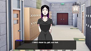 Finally getting her chance, MissKitty2K gives it to the big-titted lady in hard style