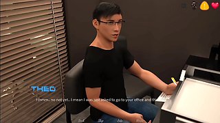 Step Sister Is Dancing Her Ass in Front of Office Assistant
