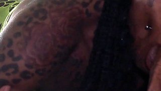 Sexy Ebony Freak Princess P Sucks and Fucks