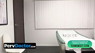 Pervdoctor - curvy teen needs sensational therapy and lets her therapist and nurse to take care of her