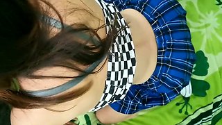 Mexican Student's Rough Blowjob for Teacher After Class