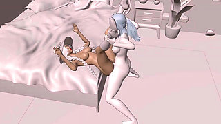 3D Adult Sex Animation Portrait Hyper Detailed Facial Animation