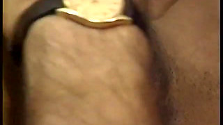 Guy eats hot black pussy on couch then fucks doggystyle