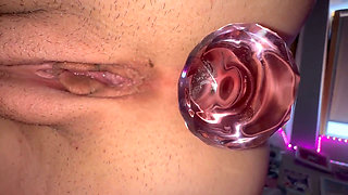 muslim- hijab- anal- plug- - heels- perfect- combo- for- cum