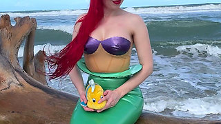 Little Mermaid Latex Cosplay