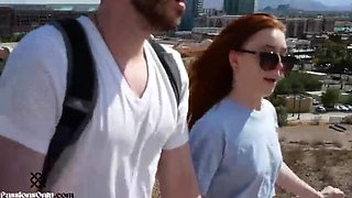 Hiking Adventure with Petite Ginger Sweetheart
