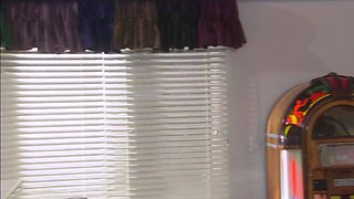 Busty dark-hued haired gal gets ass fucking and loves