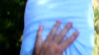 Young Mexican Amateur Humiliated Outdoors