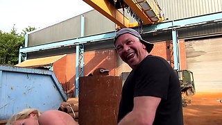 Hartgeld Nutten 7 DP Wild Outdoor Fuck