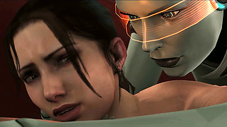 Eva Special Delivery - Futa Sex Robot Fucks Her 3D Animation