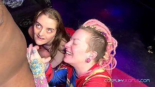Captain Marvel  Spidergirl Piggy Mouth Gangbang