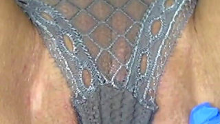 Playing with Katerina Hartlova Pussy and Her Big Clit in Latex Gloves