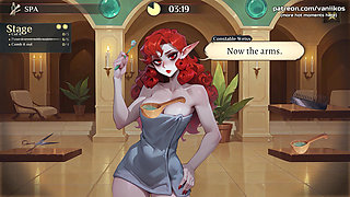 Pink Hair Hentai Furry Girl with Big Tits Rides Big Cock and Gets Her Tight Little Pussy Creampied - Hotel Tales (steam Game)