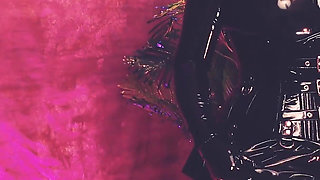 Hot MILF in Latex Catsuit, Sexy Stockings and Fetish Pvc!