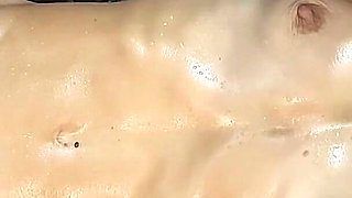 Latex Gloves Touching My Oiled Body