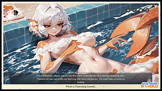 Hotel Tales: H-scene - Pasithea Masturbating by the Pool