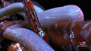 Deep semen extraction, semen covered all over without stopping