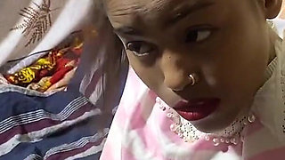 Indian 18 Year Old Teen Hot Sex with Her Step Dad